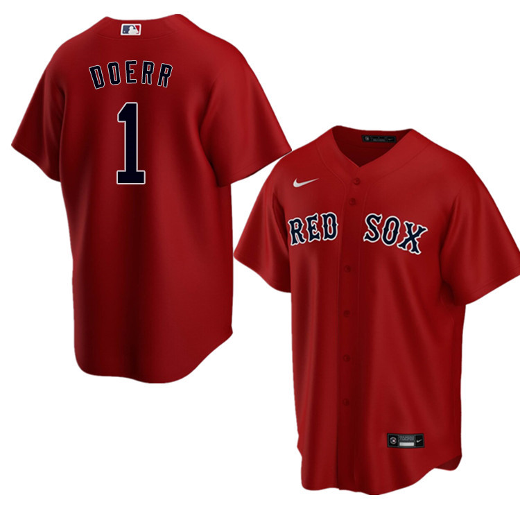 Nike Men #1 Bobby Doerr Boston Red Sox Baseball Jerseys Sale-Red